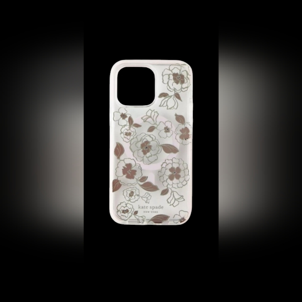 Kate Spade Floral iPhone Case iPhone 14 pro hard shell case euc